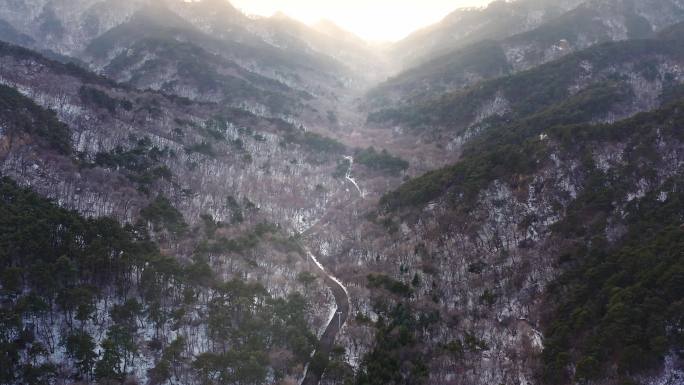 辽宁鞍山千山景区五龙宫雪景-11