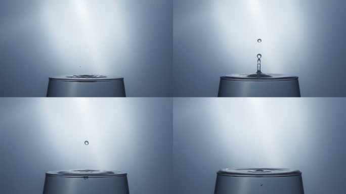 水滴水花超高速摄影升格慢动作慢镜头