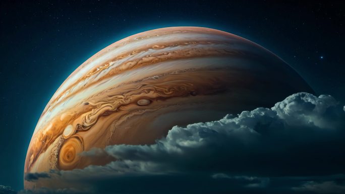 世界末日地球看木星