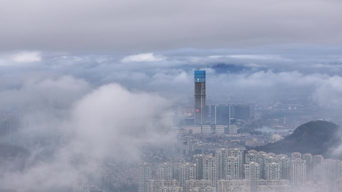 台州温岭中心航拍