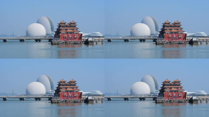 珠海地标日月贝大剧院4K