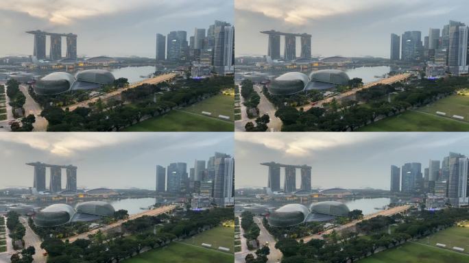 4K新加坡东南亚城市地标建筑金沙酒店