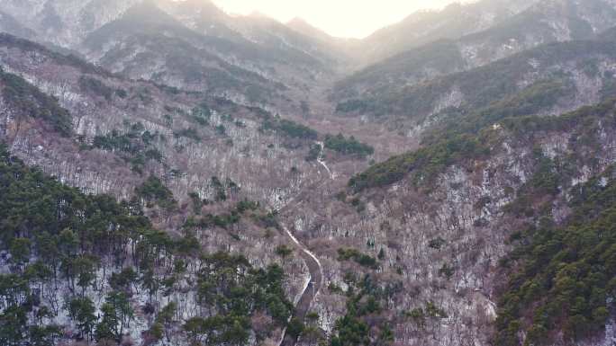 辽宁鞍山千山景区五龙宫雪景-8