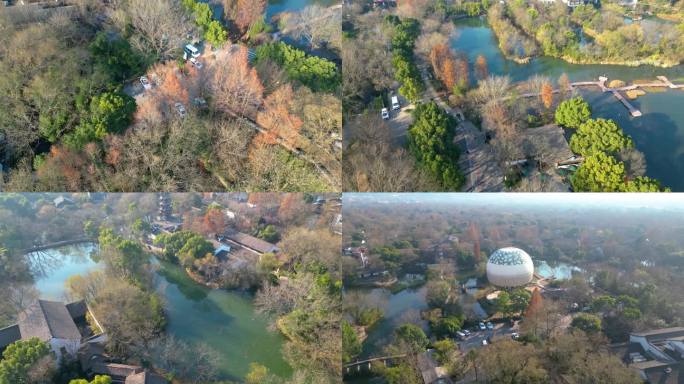 杭州市西湖区西溪湿地美景风景视频素材49