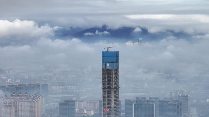 台州温岭中心航拍