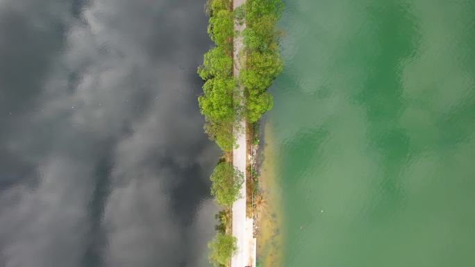 广东公路北江飞来峡自然风光山水风景航拍