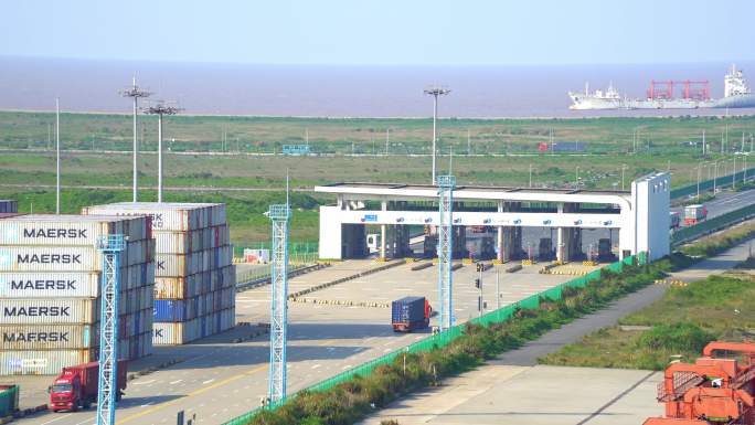 洋山深水港 上海 集装箱港口 海陆 运输