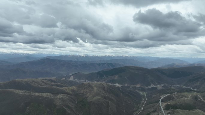 阿坝州藏区航拍