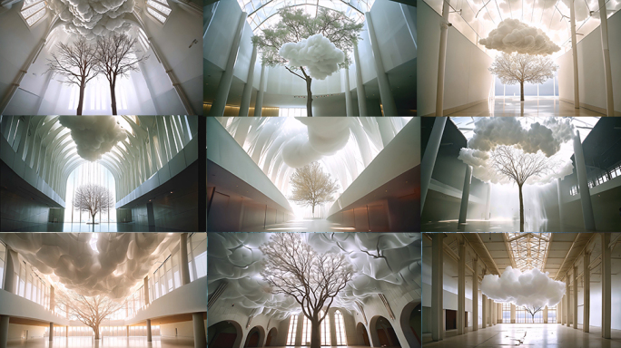 未来建筑艺术抽象禅意哲学美学想象创意空间