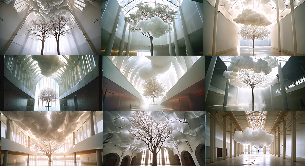 未来建筑艺术抽象禅意哲学美学想象创意空间
