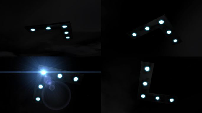 神秘的V形不明飞行物在夜间飞行