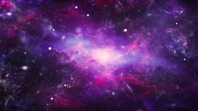 8K超宽屏循环穿梭宇宙太空星空背景