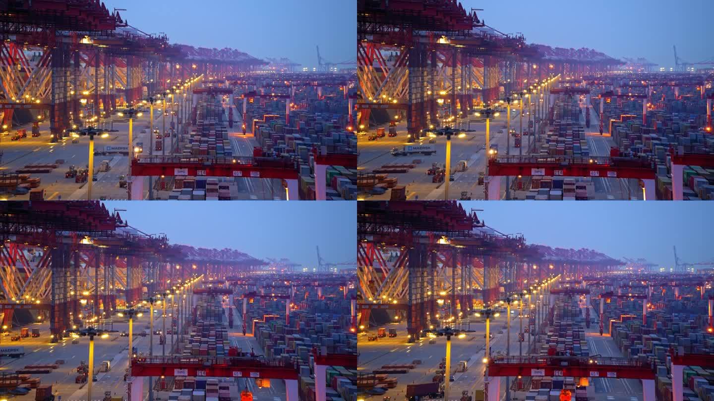 洋山深水港 上海 集装箱港口 海陆 运输
