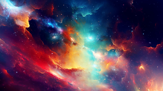 彩虹舞台LED大屏幕背景视频下载