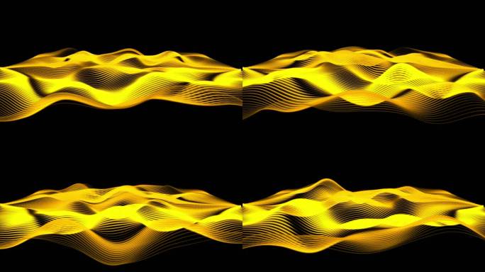 金色粒子海洋-循环带通道