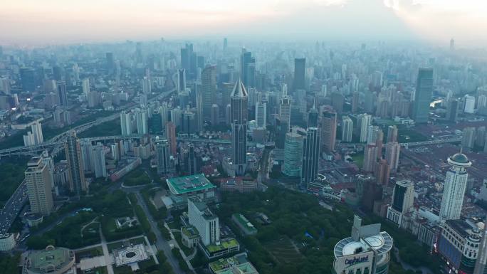 上海 人民广场 城市建设 浦江两岸