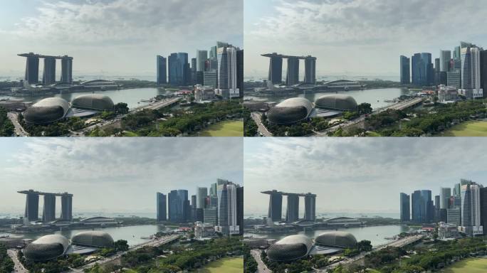 新加坡金沙酒店海湾城市美景
