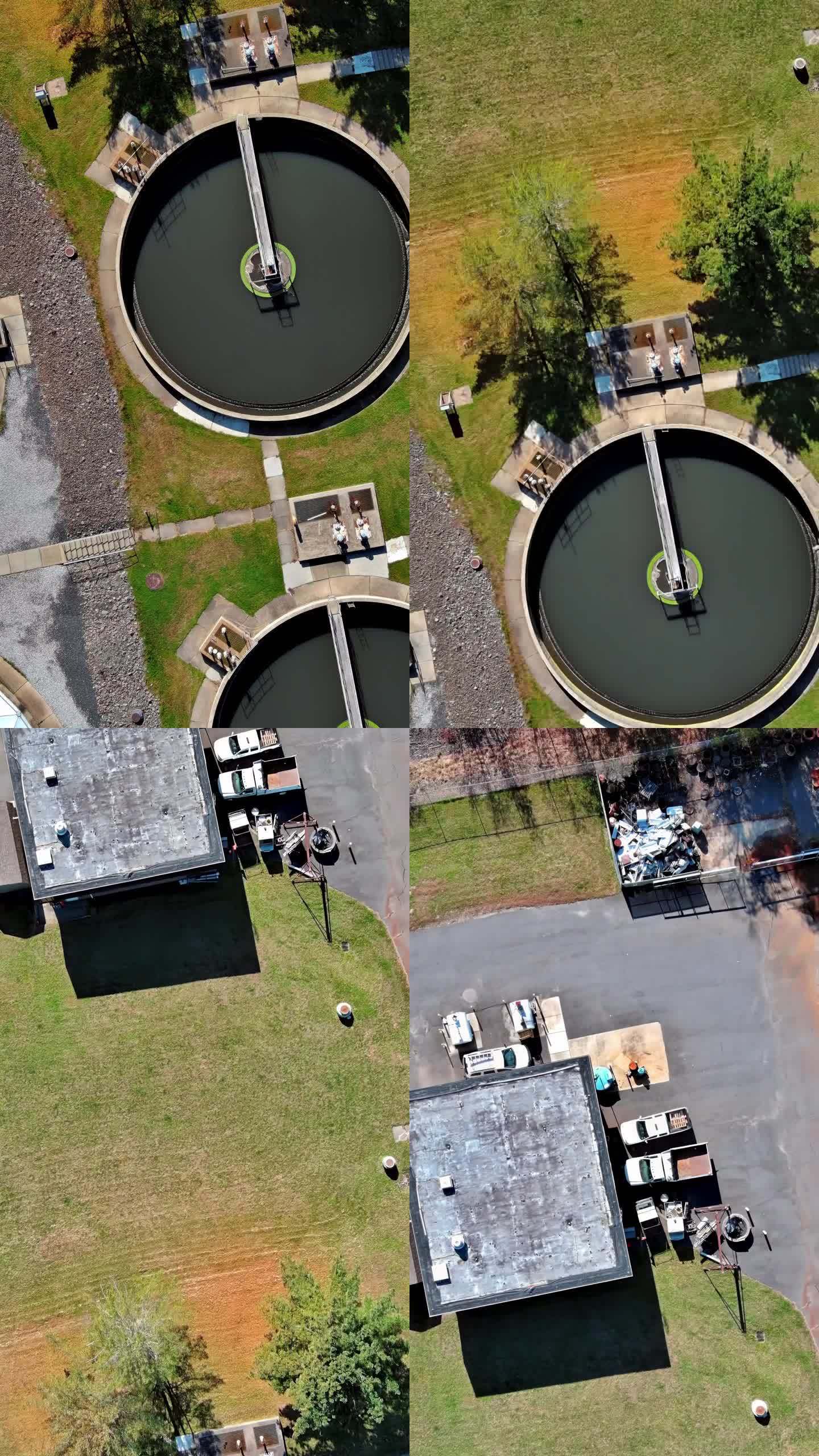 工业废水处理厂用曝气池和净化循环水。
