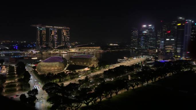 性价比高新加坡夜景延时4K
