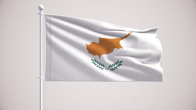 塞浦路斯国旗+阿尔法海峡