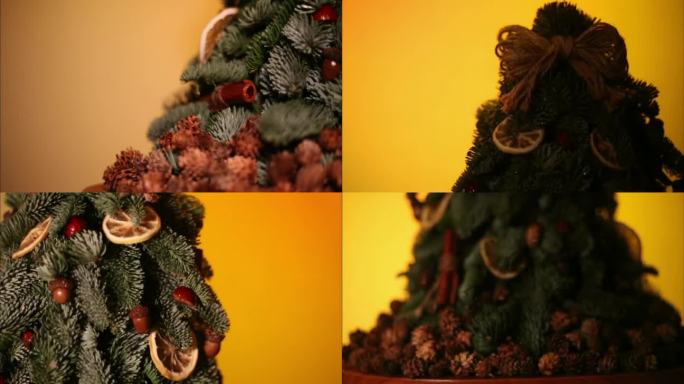 手工圣诞树视频素材