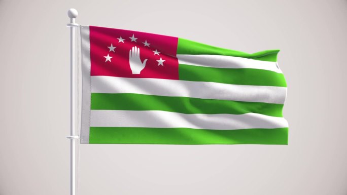 阿布哈兹旗帜+阿尔法海峡