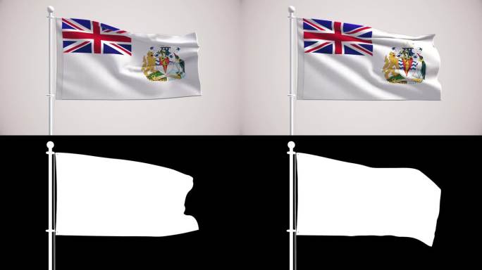 英属南极+阿尔法海峡旗帜