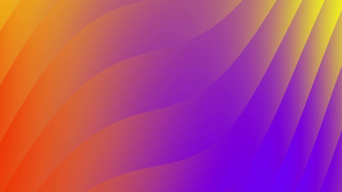 凸动画线:橙色、紫色和黄色调的宽对角线渐变。闪烁着不同厚度的彩虹线。数字化，简单，概念清晰。理想的4