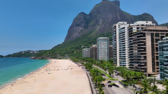 巴西里约热内卢市中心的圣康拉多海滩。