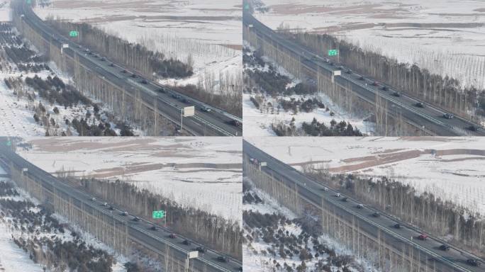 冬天 冬季 开车 雪地 越野 高速