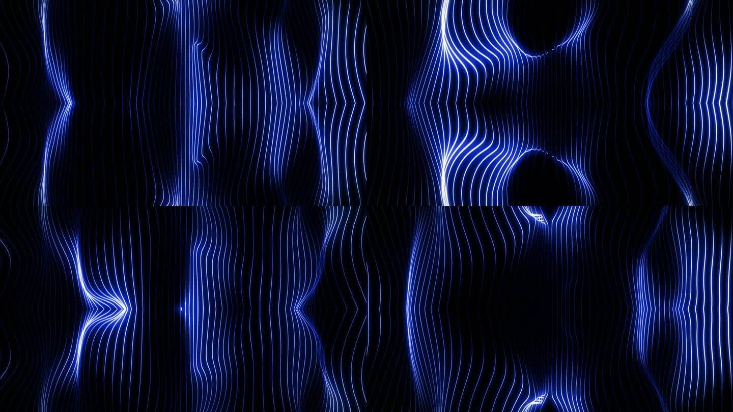 动态发光抽象反射氛围粒子运动背景板44