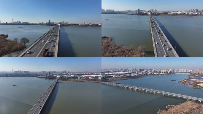 太子湖大桥航拍4K