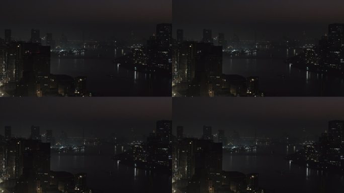 上海黄浦江苏河湾夜景