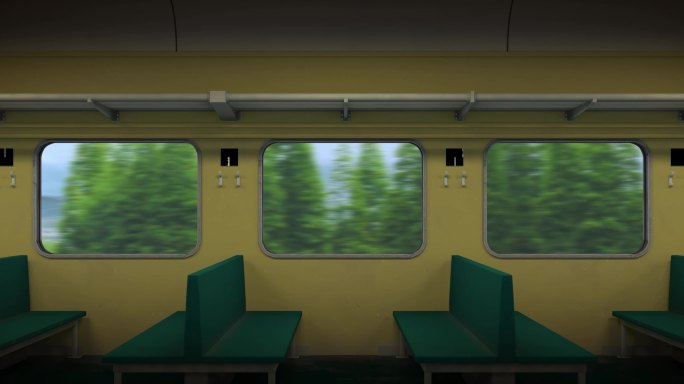 火车内景