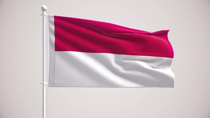 印尼国旗+阿尔法海峡