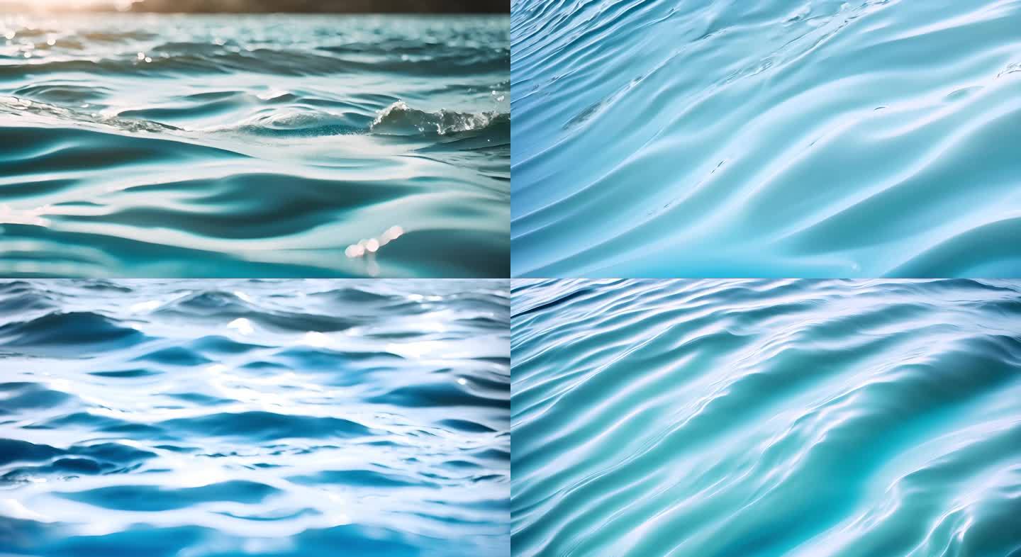 水 流动 液体 蓝色 波纹