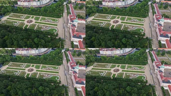 Aerial view of Charlottenburg Palace , Berlin , Ge