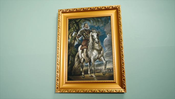 莱尔马公爵骑像 鲁本斯 世界名画