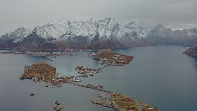 挪威峡湾风光，罗弗敦群岛的自然风光