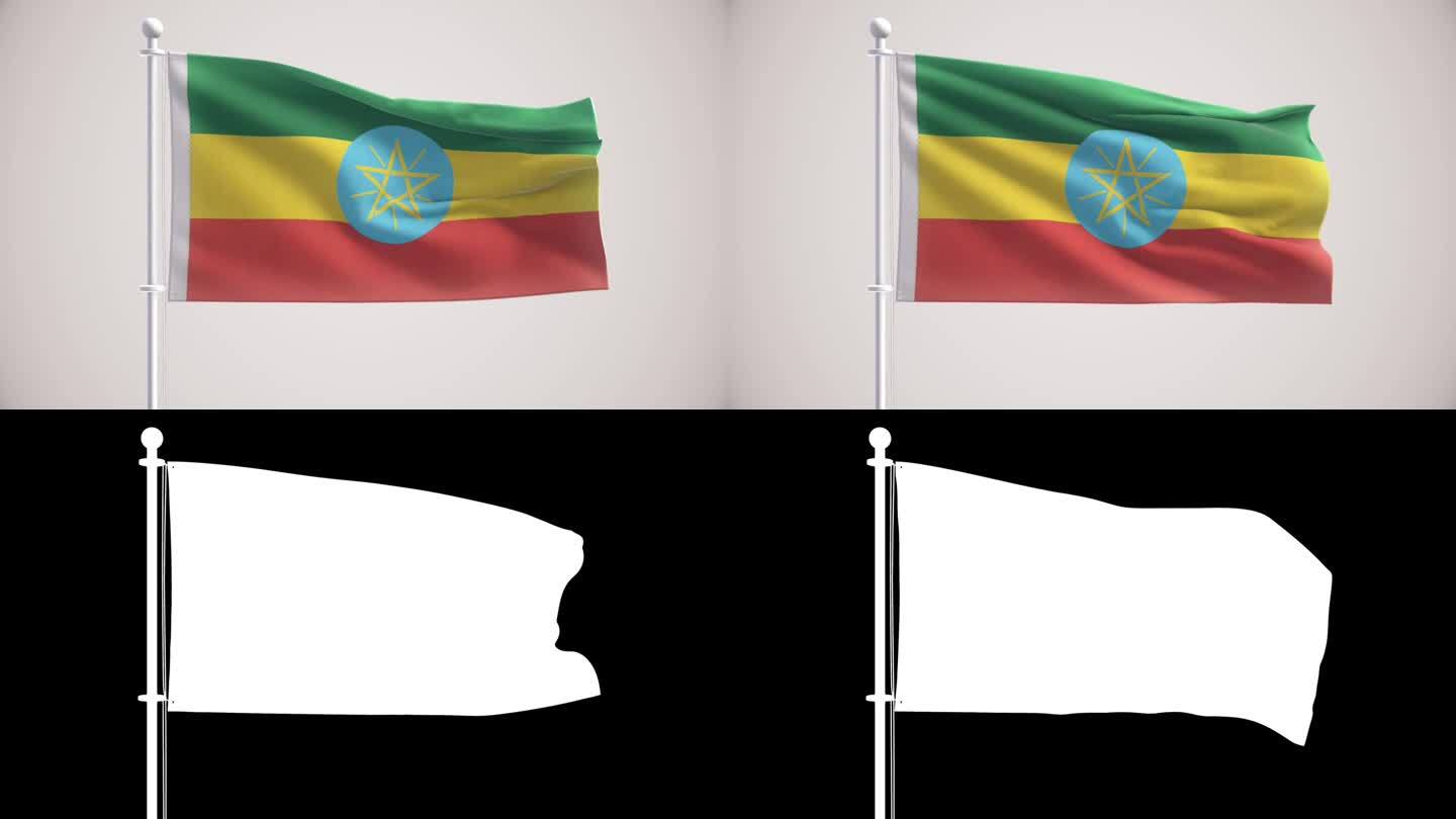 埃塞俄比亚国旗+阿尔法海峡