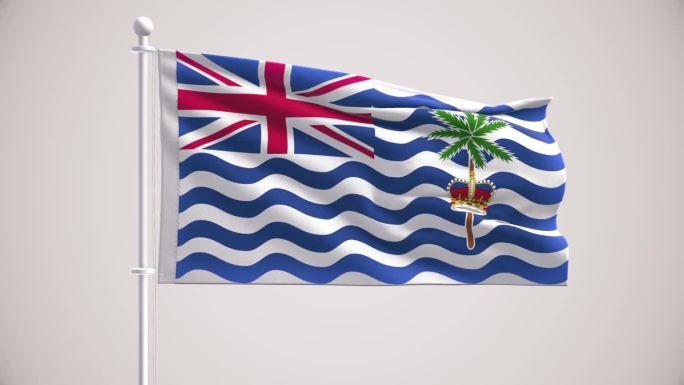 英属印度洋领土和阿尔法海峡的旗帜
