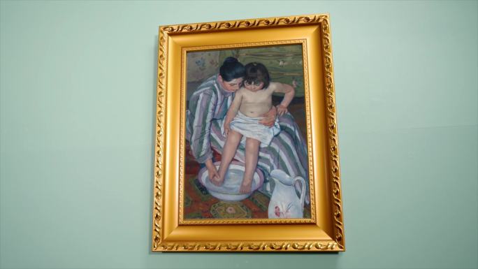 洗浴 玛丽 卡萨特 世界名画