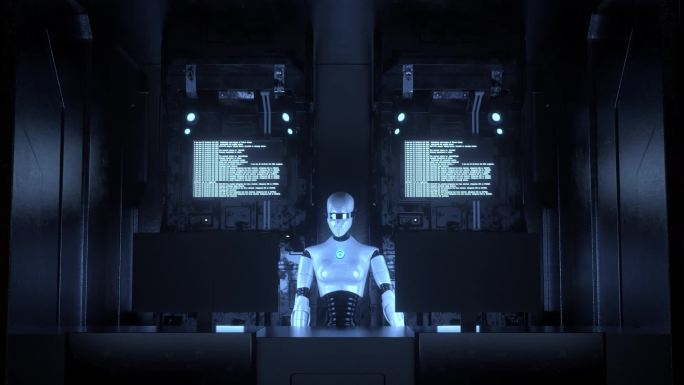 AI机器人指挥所操控电脑