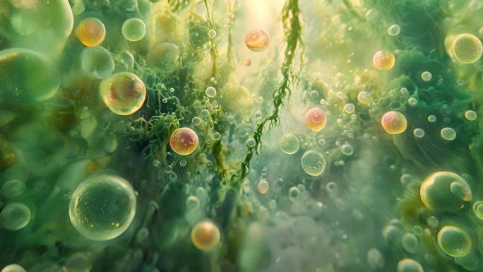 叶绿体 植物细胞 细胞壁 水草 光合作用