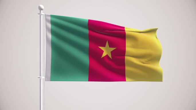 喀麦隆国旗+ Alpha频道