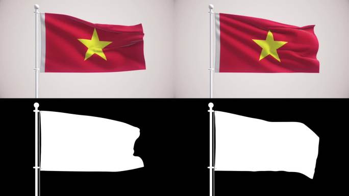 越南国旗+阿尔法海峡