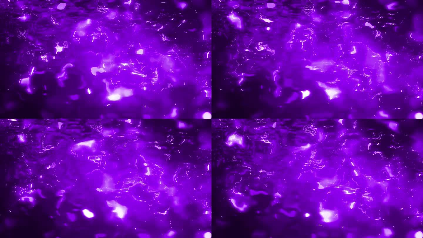4K紫色梯度晶体液体运动抽象运动背景