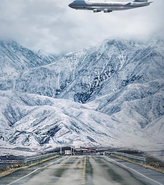 短视频竖版大气恢弘雪山