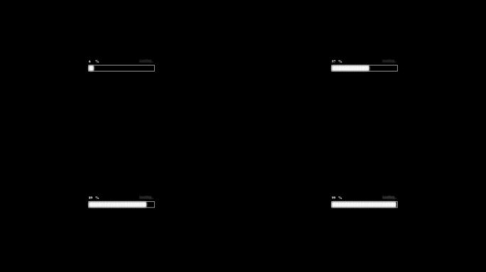 加载条动画，进度条视频概念