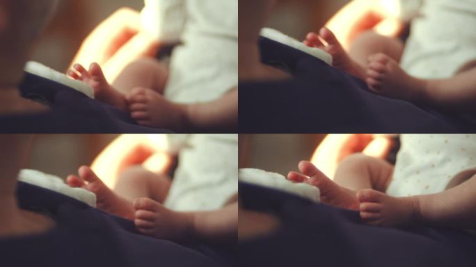 宝宝的脚趾宝宝可爱健康